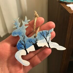 Reindeer Christmas ornament